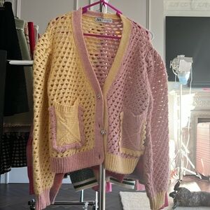 Zara cardigan pretty colours